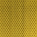 Square Abstract Yellow Modern Rug, abs4811yw