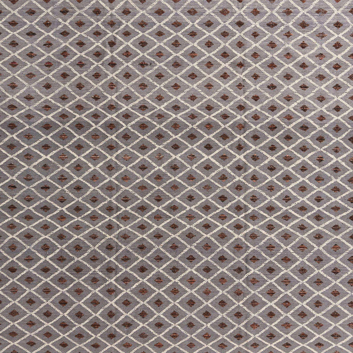 Square Abstract Puce Purple Modern Rug, abs4811