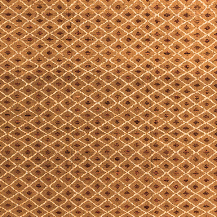 Square Abstract Orange Modern Rug, abs4811org