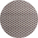 Round Abstract Puce Purple Modern Rug, abs4811