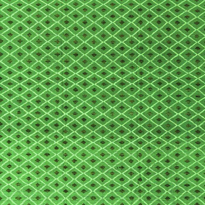 Square Abstract Green Modern Rug, abs4811grn