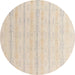 Round Machine Washable Abstract Wheat Beige Rug, wshabs4812