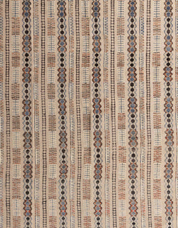 Abstract Dark Gold Brown Modern Rug, abs4813