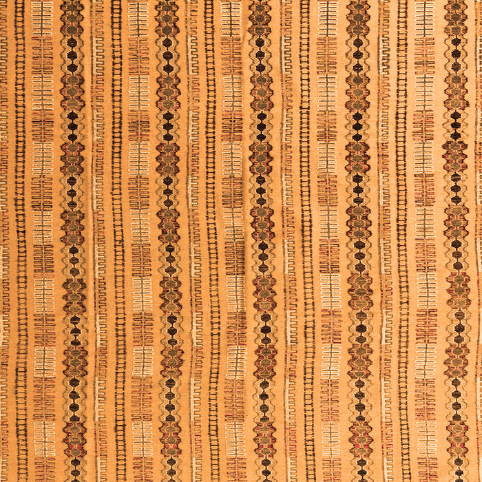 Square Machine Washable Abstract Orange Modern Area Rugs, wshabs4813org