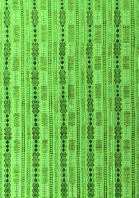 Abstract Green Modern Rug, abs4813grn