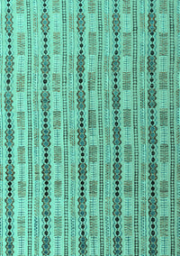 Abstract Turquoise Modern Rug, abs4813turq