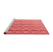 Modern Red Washable Rugs