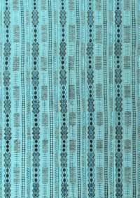 Abstract Light Blue Modern Rug, abs4813lblu