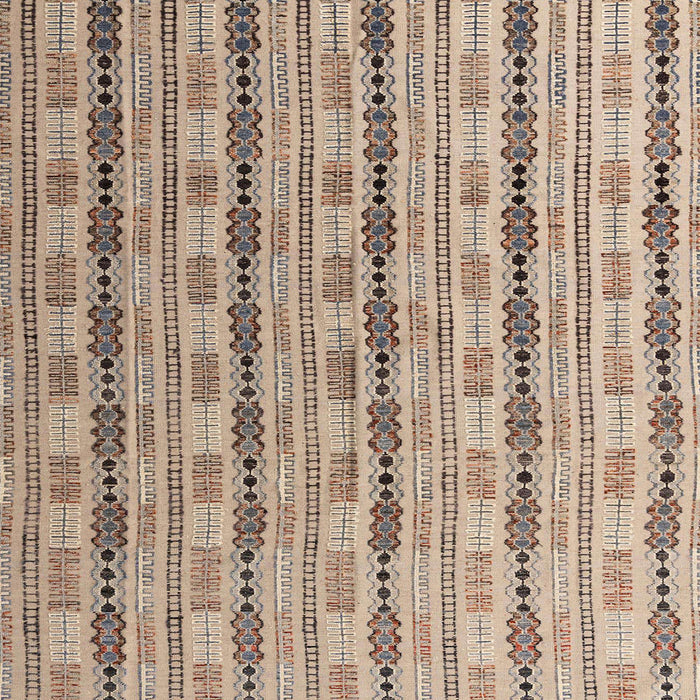 Square Abstract Dark Gold Brown Modern Rug, abs4813