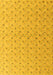 Machine Washable Abstract Yellow Modern Rug, wshabs4814yw