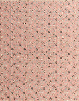 Machine Washable Abstract Pastel Orange Rug, wshabs4814