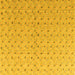 Square Abstract Yellow Modern Rug, abs4814yw