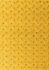 Abstract Yellow Modern Rug, abs4814yw