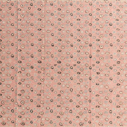 Square Abstract Pastel Orange Modern Rug, abs4814