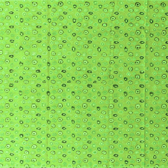 Square Machine Washable Abstract Green Modern Area Rugs, wshabs4814grn