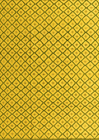 Solid Yellow Modern Rug, abs4815yw