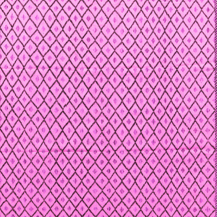 Square Machine Washable Solid Pink Modern Rug, wshabs4815pnk