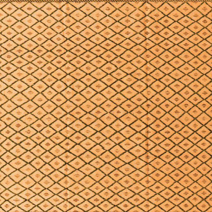 Square Solid Orange Modern Rug, abs4815org