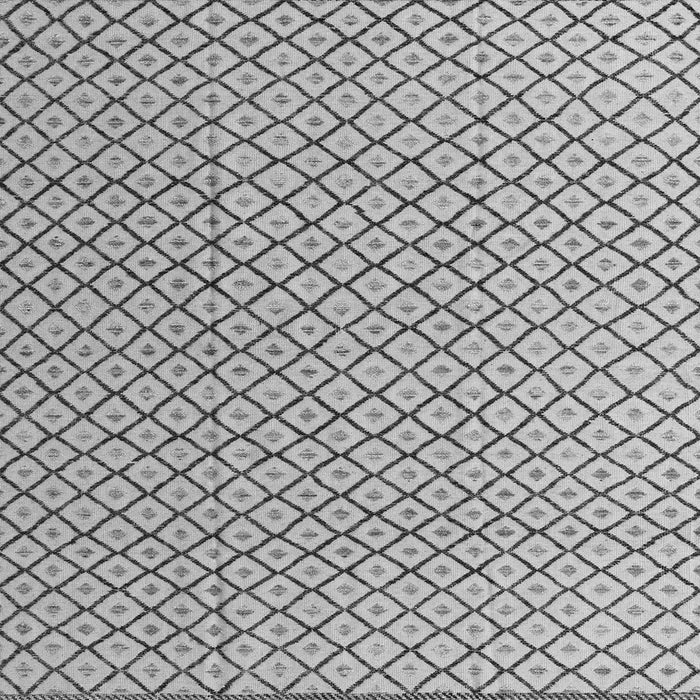 Square Machine Washable Solid Gray Modern Rug, wshabs4815gry