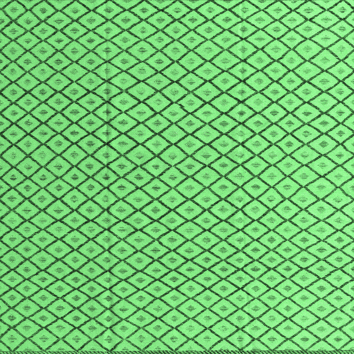 Square Solid Emerald Green Modern Rug, abs4815emgrn