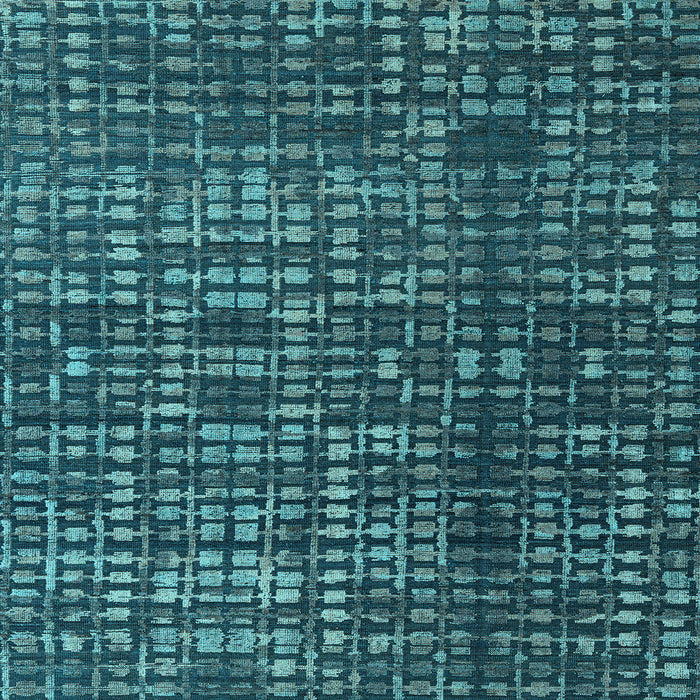 Square Abstract Light Blue Modern Rug, abs4816lblu
