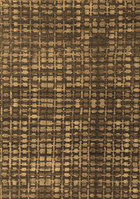 Abstract Brown Modern Rug, abs4816brn