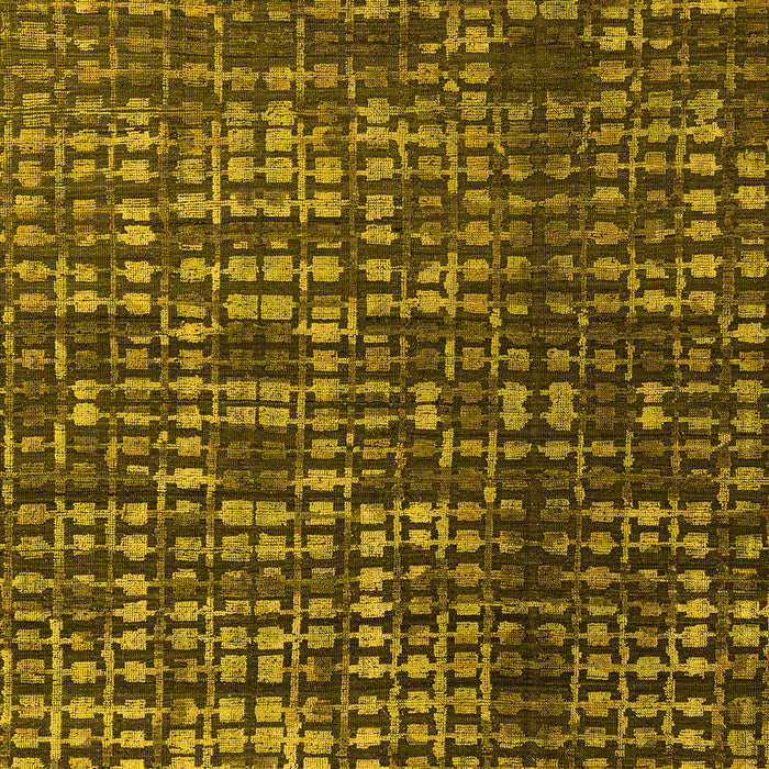Machine Washable Abstract Yellow Modern Rug, wshabs4816yw