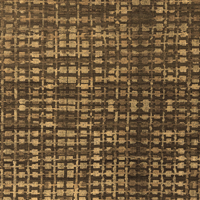Machine Washable Abstract Brown Modern Rug, wshabs4816brn