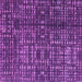 Square Machine Washable Abstract Purple Modern Area Rugs, wshabs4816pur