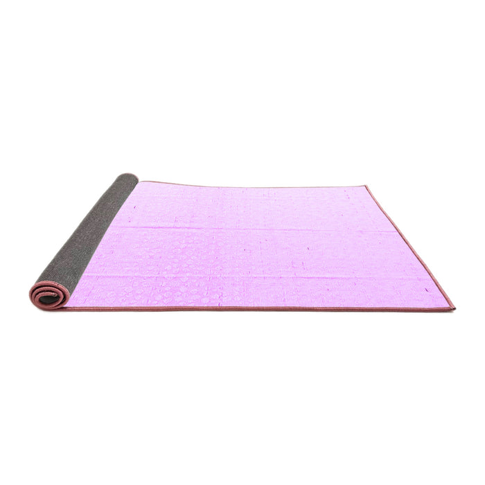 Sideview of Solid Purple Modern Rug, abs4817pur