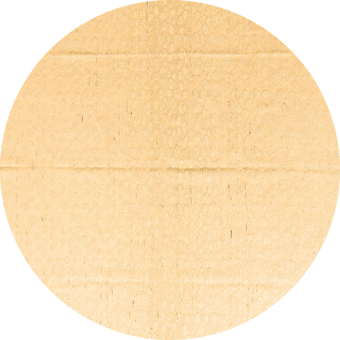Round Solid Brown Modern Rug, abs4817brn