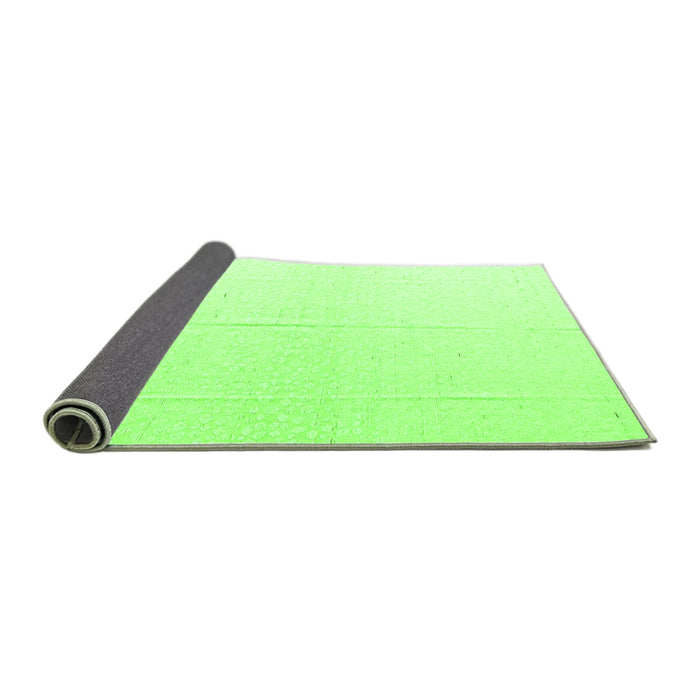 Sideview of Solid Green Modern Rug, abs4817grn