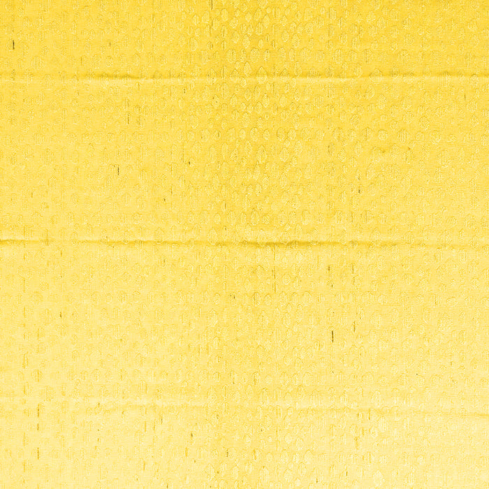 Square Machine Washable Solid Yellow Modern Rug, wshabs4817yw