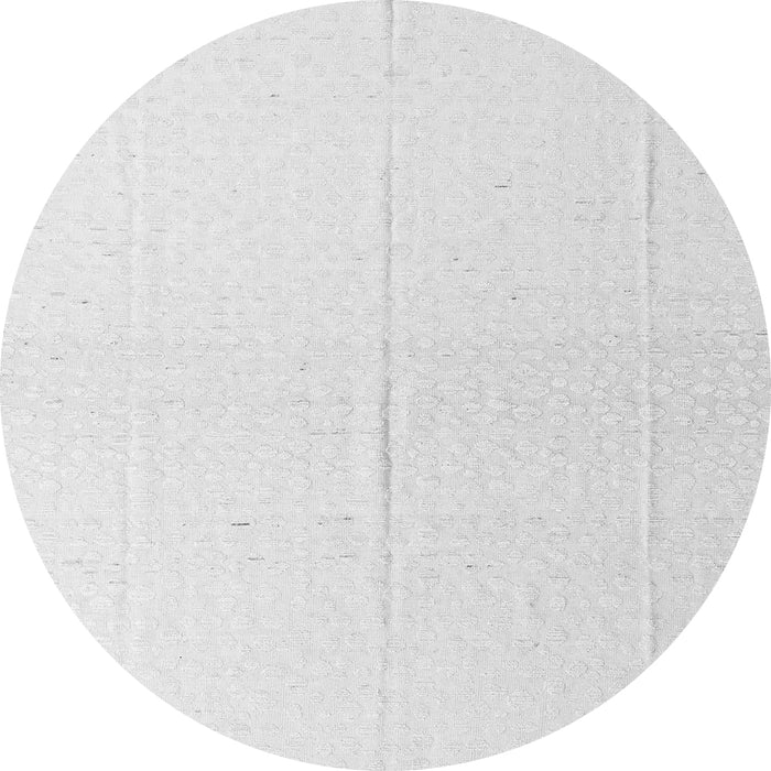 Round Solid Gray Modern Rug, abs4817gry