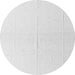 Round Solid Gray Modern Rug, abs4817gry