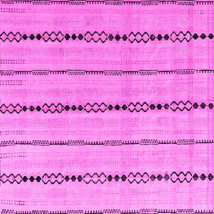 Square Machine Washable Abstract Pink Modern Rug, wshabs4818pnk