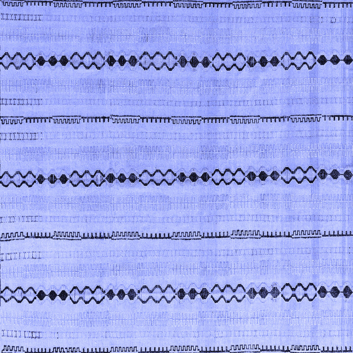 Square Abstract Blue Modern Rug, abs4818blu