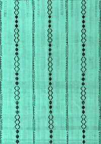 Abstract Turquoise Modern Rug, abs4818turq