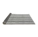 Sideview of Abstract Gray Modern Rug, abs4818gry