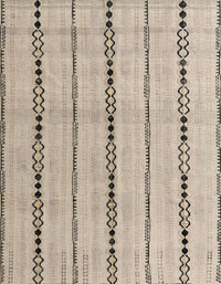 Machine Washable Abstract Brown Rug, wshabs4818