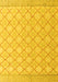 Abstract Yellow Modern Rug, abs4819yw