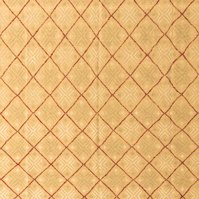 Machine Washable Abstract Brown Modern Rug, wshabs4819brn