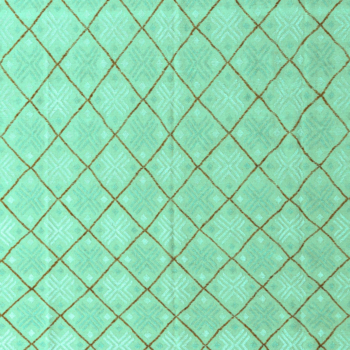 Abstract Turquoise Modern Rug, abs4819turq