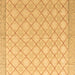 Square Abstract Brown Modern Rug, abs4819brn