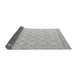 Sideview of Abstract Gray Modern Rug, abs4819gry