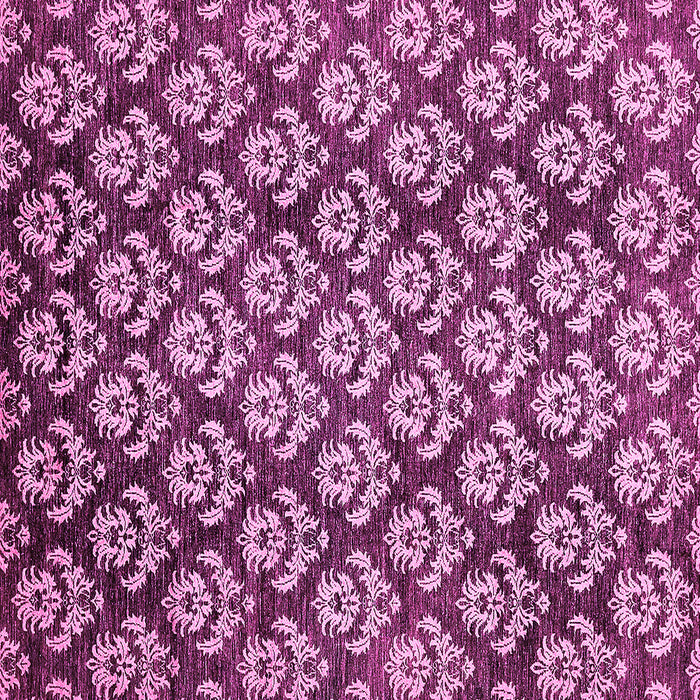 Square Machine Washable Abstract Pink Modern Rug, wshabs481pnk