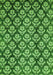 Machine Washable Abstract Green Modern Area Rugs, wshabs481grn