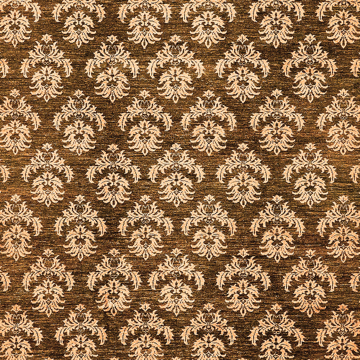 Machine Washable Abstract Orange Modern Area Rugs, wshabs481org