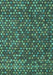 Machine Washable Abstract Turquoise Modern Area Rugs, wshabs4820turq