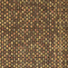 Square Abstract Brown Modern Rug, abs4820brn